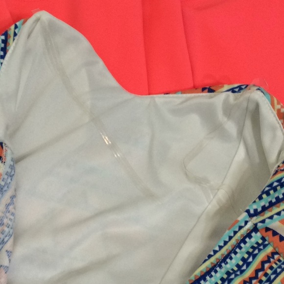 Style Rack Aztec & Neon Sleeveless Mini Dress - Picture 3 of 3